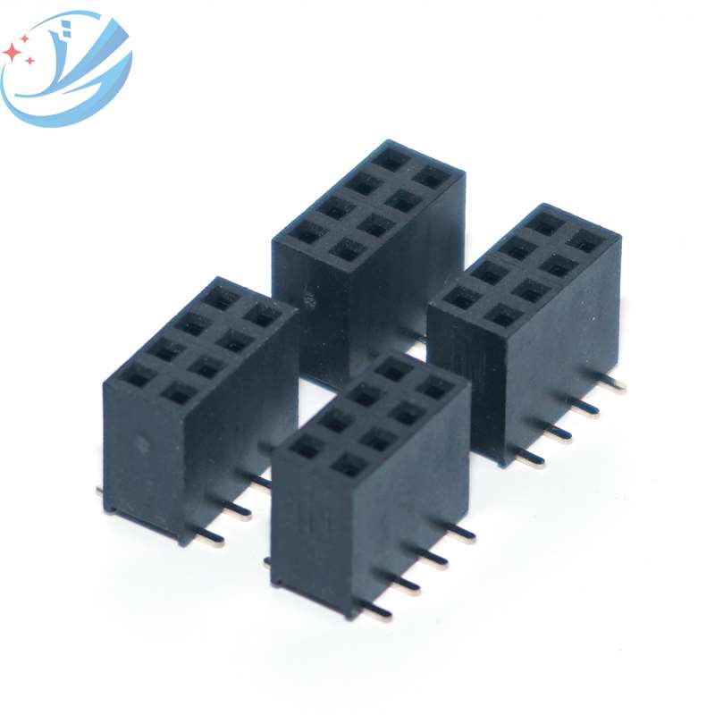 2.54 الملعب 2 صف SMT أنثى رأس موصل 8Pin